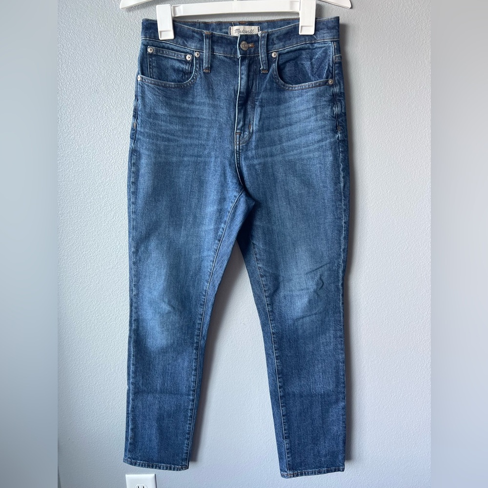 Madewell blue high-rise slim boyjean Jeans Women’s sz 27